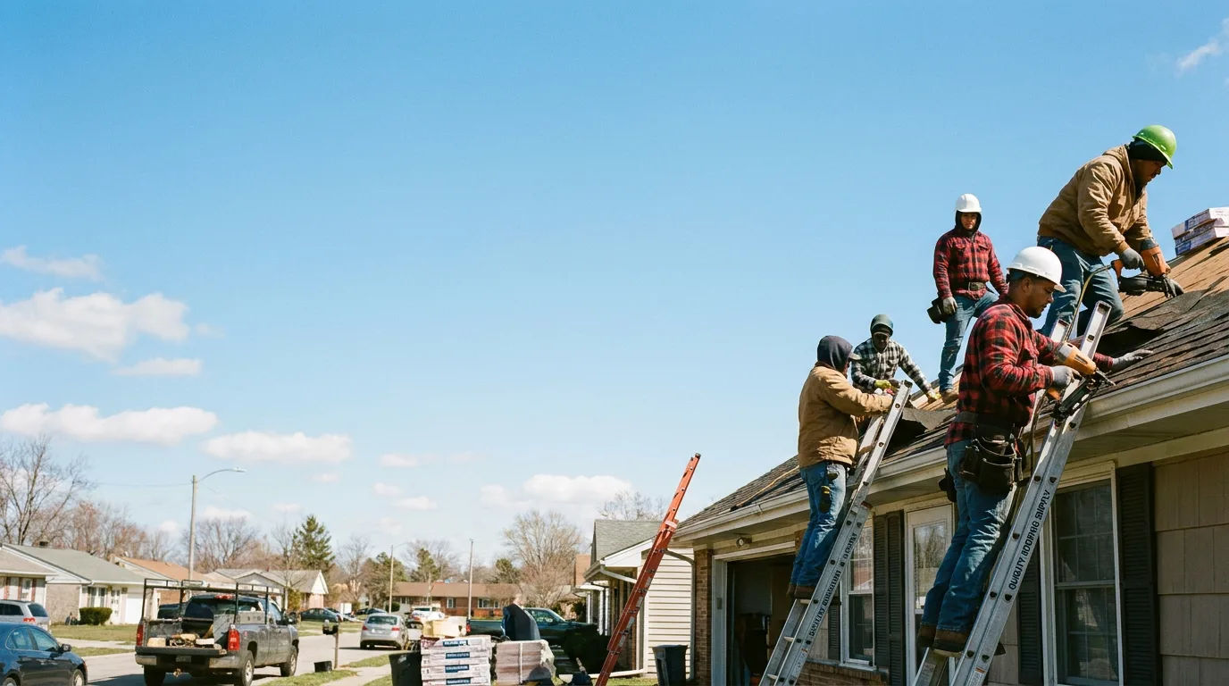 Roofing in Lafferty, OH near me